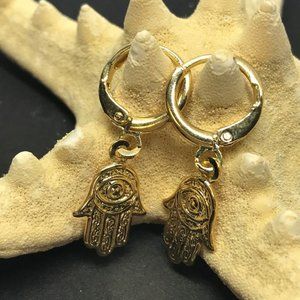Hamsa Earrings